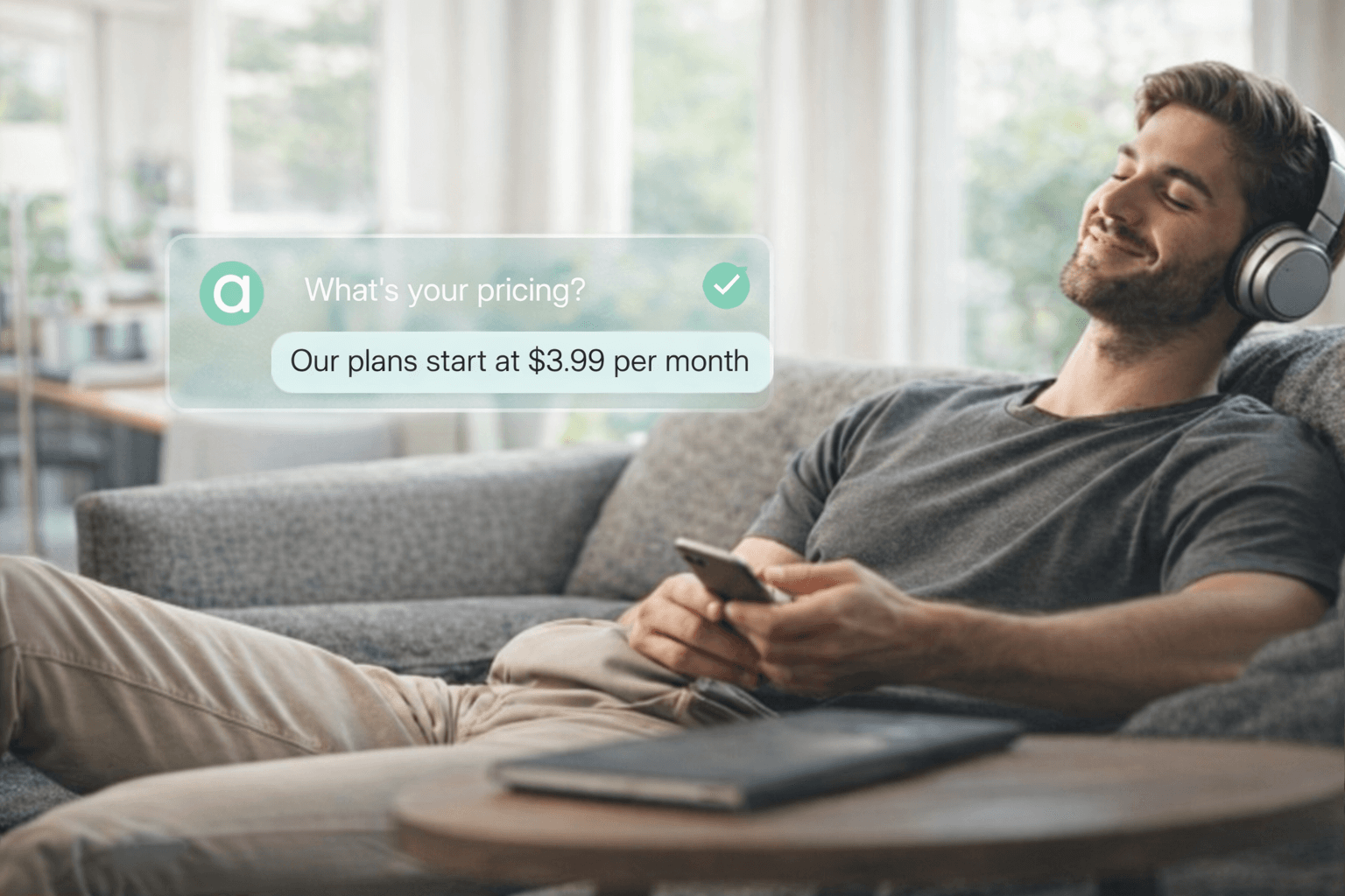 Your assistant works while you unplug.